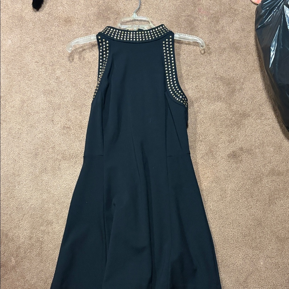 Michael Kors Black Dress with Silver Studs